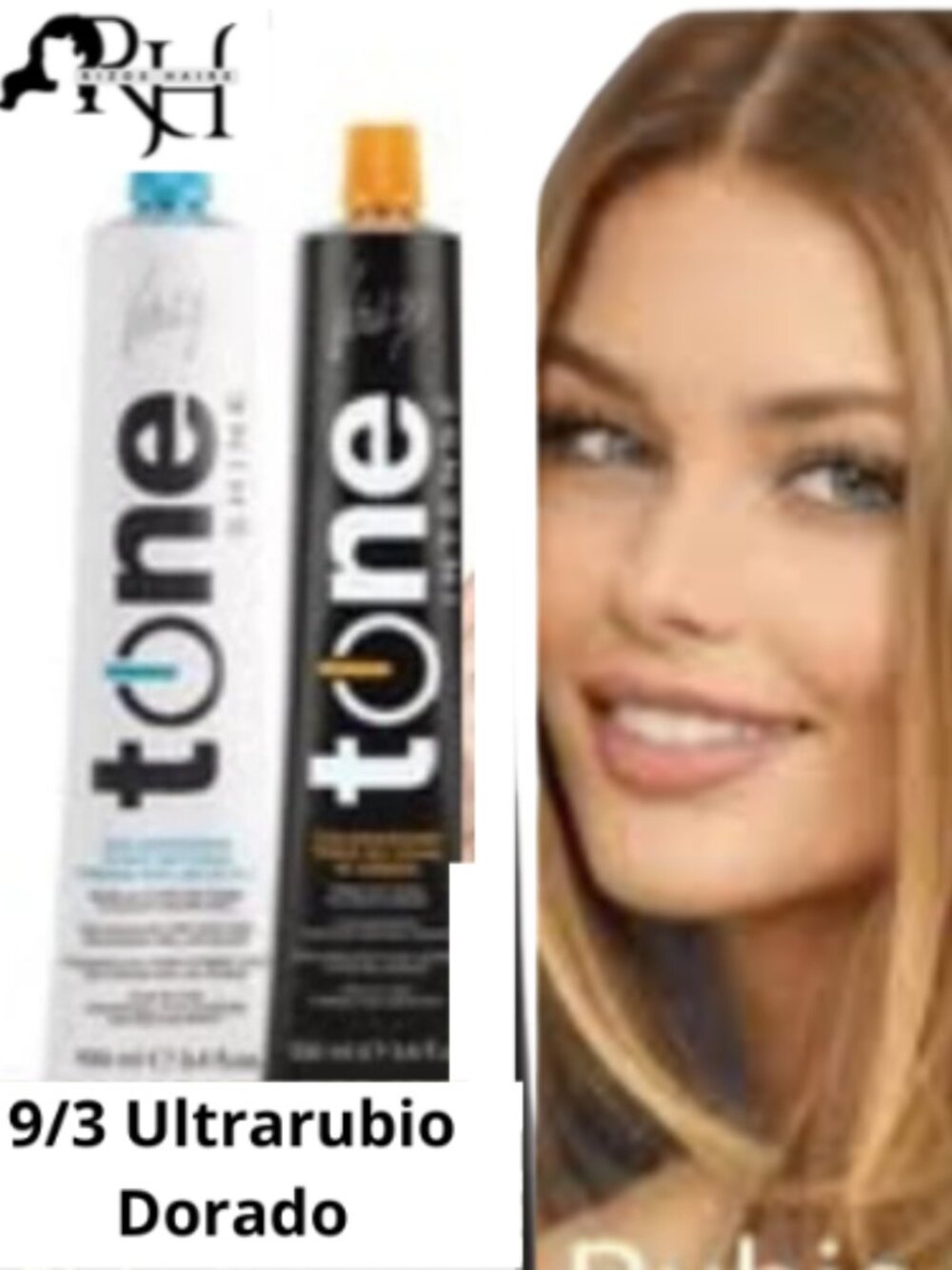 Tinte Vitality's Tone 9.3 Ultrarubio Dorado semi permanente sin amoniaco Intens